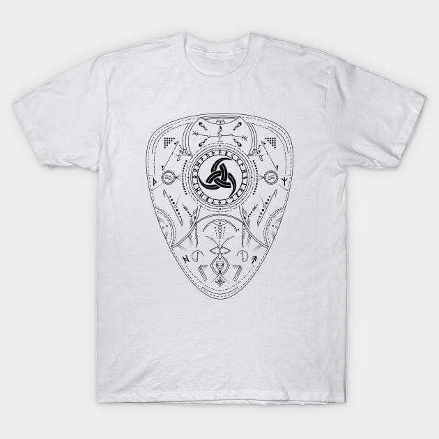 Triple Horn of Odin | Norse Pagan Symbol T-Shirt by CelestialStudio